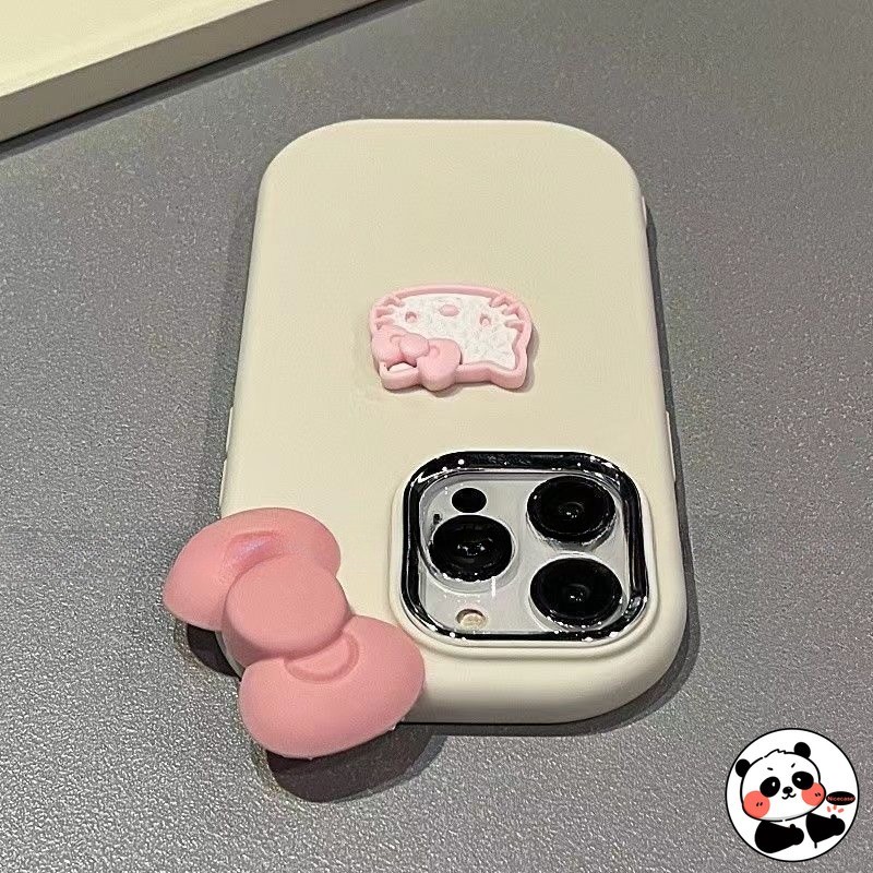 3d Hello Kitty Cookies Ốp Điện Thoại Xiaomi Poco C65 4G M6 5G X6 5G F5 Pro X4 X3 GT M4 M3 Pro 5G F4 F3 X2 Mi 10T Lite Cover Hoạt Hình Dễ Thương Nơ Màu Kẹo Vỏ Mềm