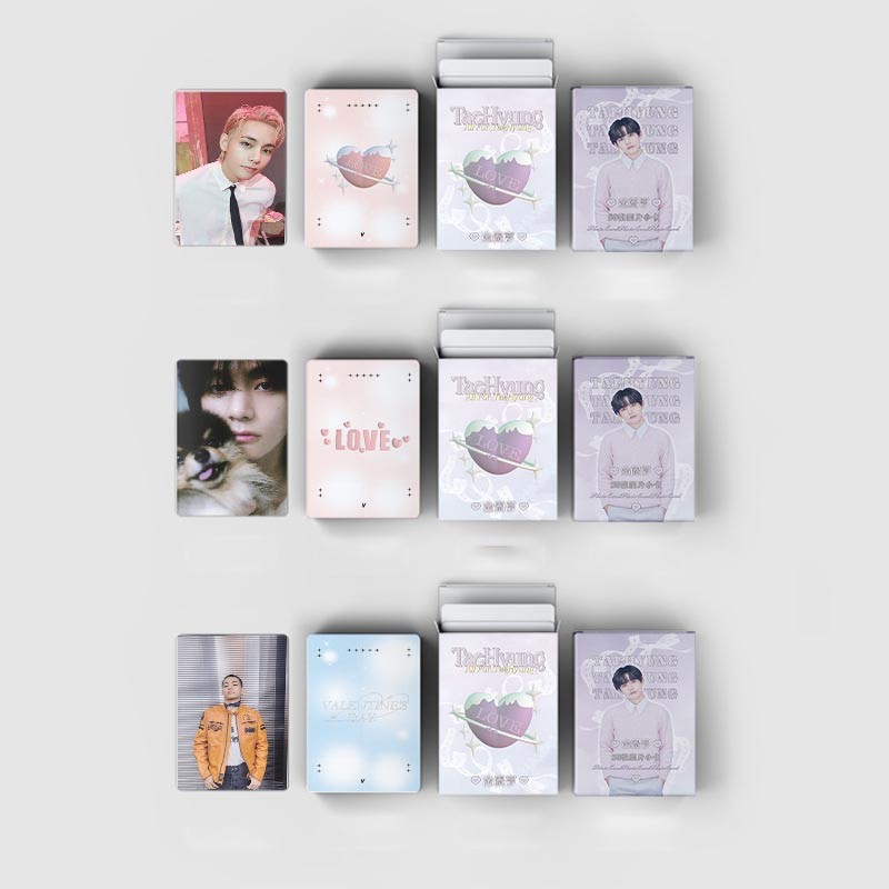 50 Tấm Thẻ Hình Nhóm Nhạc kpop layover holographic