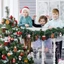 GIÁ RẺ 20 / 40 CÁI Trang trí cây thông Noel, Chuông nai sừng tấm Vòng hoa ông già Noel Giáng sinh Mặt dây treo, Phụ kiện treo người tuyết Mini bằng gỗ Ngày lễ