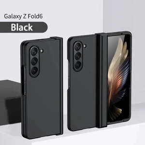 Ốp chống sốc siêu mỏng 360 độ cho Samsung Galaxy Z Fold 6/5/4/3 5G, bảo vệ toàn diện, màu kẹo, chất liệu cứng