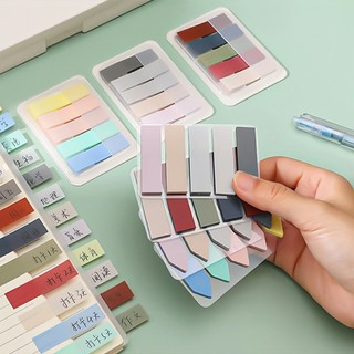 Giấy ghi chú màu trong suốt dùng đánh dấu trang sách tiện lợi ALINE