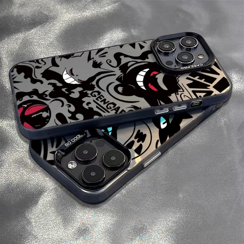 Xu Hướng Anime Pokemon Gengar Mờ Ốp lưng OPPO A57 A77 A77S F5 F7 F9 F11 Pro F1S Find X7 X6 X5 Pro X7 Ultra Ốp Lưng Chống Sốc Cao Cấp