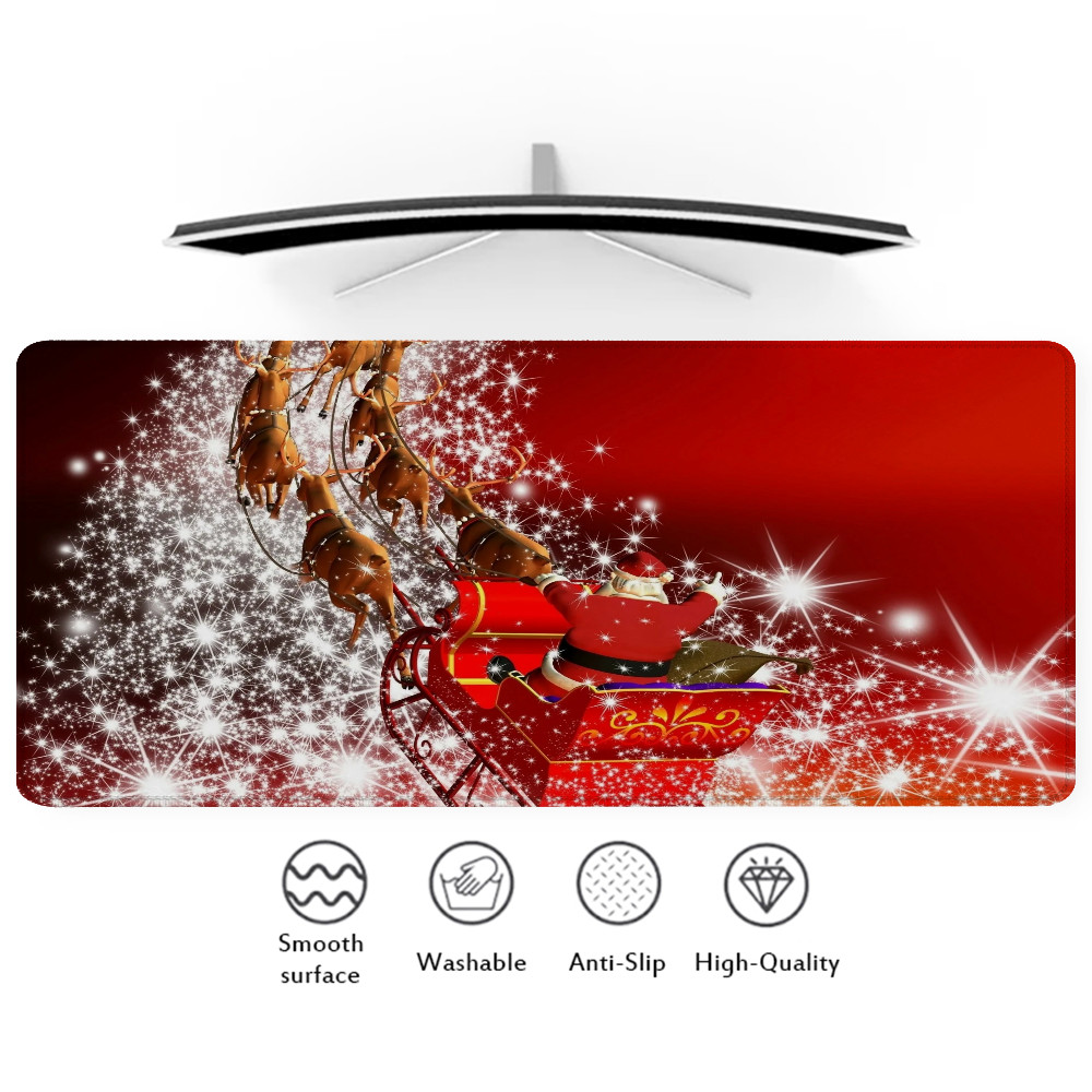 Lớn Xxl Chuột Miếng Lót Chơi Game Phụ Kiện Để Bàn Thảm Ông Già Noel Bàn Phím Máy Tính Văn Phòng Mousepad Game Thủ Tủ Pc 900x400 Thảm