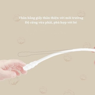 Que tăm bông MISUTA cho bé - Hộp 200 que/400 que