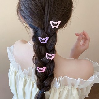 DREJEW Gradient Fantasy Kẹp Tóc Bên Nổ BB Kẹp Trái Tim Nữ Tính Dễ Thương Đa Năng Kẹp Tóc Mũ Đội Đầu