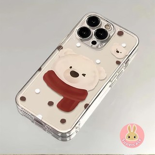 Ốp Điện Thoại Gấu Khăn Hoạt Hình Dễ Thương Cho Xiaomi Civi 4 Pro 14 Ultra 13 13T 12 12S 12T Pro Xiaomi 12 13 Lite 13 12S Ultra Vỏ Mềm Trong Suốt Chống Rơi