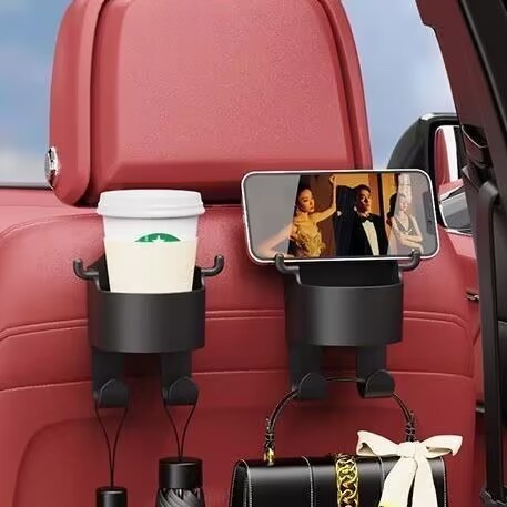 2 Chiếc Móc Xe Ô Tô Cốc Nước Giá Đỡ Ghế Lưng Tựa Đầu Móc Giá Đỡ Điện Thoại Ô Tô Cho Túi Xách Đa Năng Lưu Trữ Móc Treo Cốc Lưu Trữ Móc