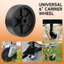 POP Ổn Định Trailer Jack Bánh Xe 6 Inch Bánh Xe Dịch Vụ Dài Bánh Xe Cao Su Tiện Lợi Tăng Cường Ổn Định Cho Xe Li