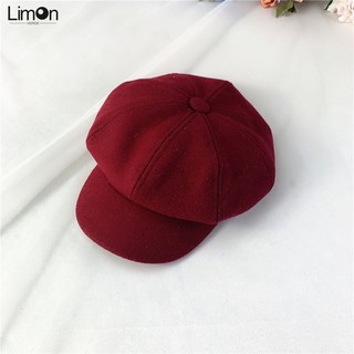 Thu Đông Trẻ Em Đạt Đỉnh Mũ Bé Trai Len Hình Bát Giác Mũ Bé Gái Họa Sĩ Mũ Newsboy Mũ Bé Mũ Nồi Mùa Xuân