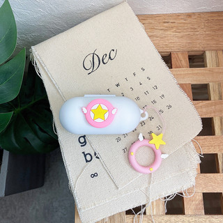 Dành Cho Sony WF-C510 C500 Ốp Lưng Bảo Vệ Tai Nghe Silicon Hoạt Hình Vỏ Mềm Chống Sốc Tai Nghe Bảo Vệ Có Nhẫn