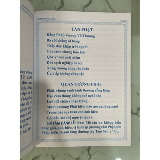 Sách - Nghi Thức Trì Tụng : Kinh Phước Đức, Kinh Từ Tâm, Kinh Tám Điều