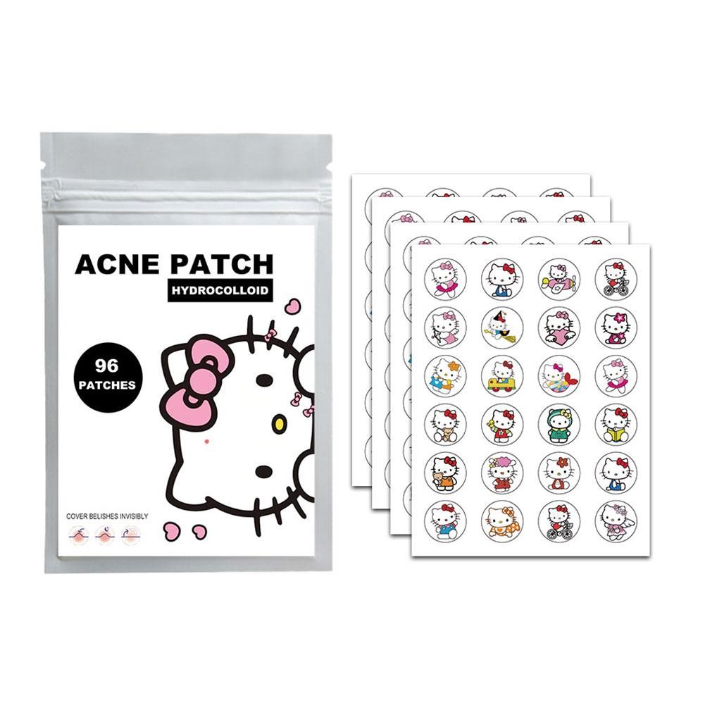 96 Chiếc Hoạt Hình Mèo Kitty Dễ Thương Miếng Dán Mụn PE Miếng Dán Làm ...