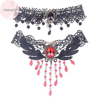 Deyangk Nữ Cổ Trang Sức Phụ Kiện Cô Gái Ren Gothic Choker Nữ Vintage Gợi Cảm VN