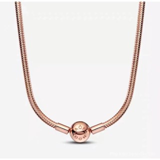 Hàng hóa giao ngay [Bản gốc mới 2025] S925 Dây chuyền xương rắn Vòng cổ đính cườm kim cương đầy đủ có thể được sử dụng cho DIY