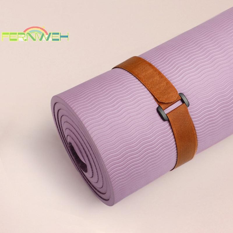 [Fernweh] Dây đeo thảm tập Yoga có thể điều chỉnh có dây buộc, Dây lưu trữ phụ kiện tập thể dục chống trượt, Vòng móc cà vạt Bungee co giãn [MỚI]
