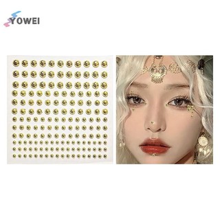 YOWEI Miếng Dán Mũi Giả Đinh Tự Dính Kim Cương Giả Không Xuyên Mắt Tai Mặt Trang Sức Cơ Thể Cho Nữ Miếng Dán Pha Lê VN