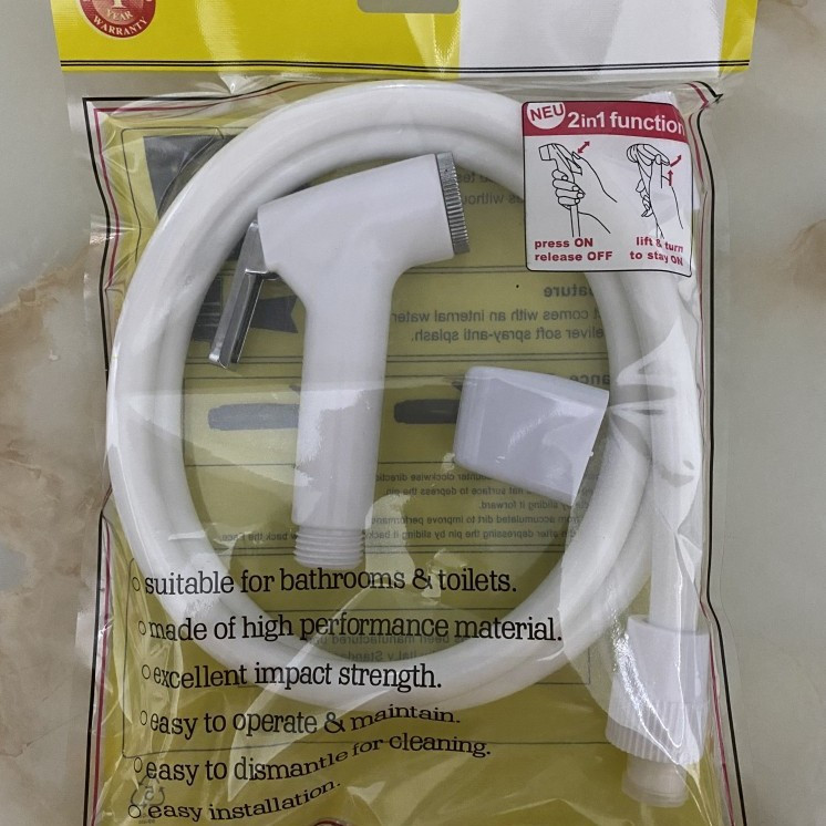 Bộ Vòi Xịt Vệ Sinh BXVS4 – Xịt Mạnh Mẽ, Dây Dài, Dễ Lắp – Siêu Bền