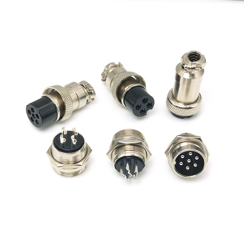 GX20 Đầu nối hàng không cắm 2/3/4/5/6/7/8/9/10/12 chân đực/cái