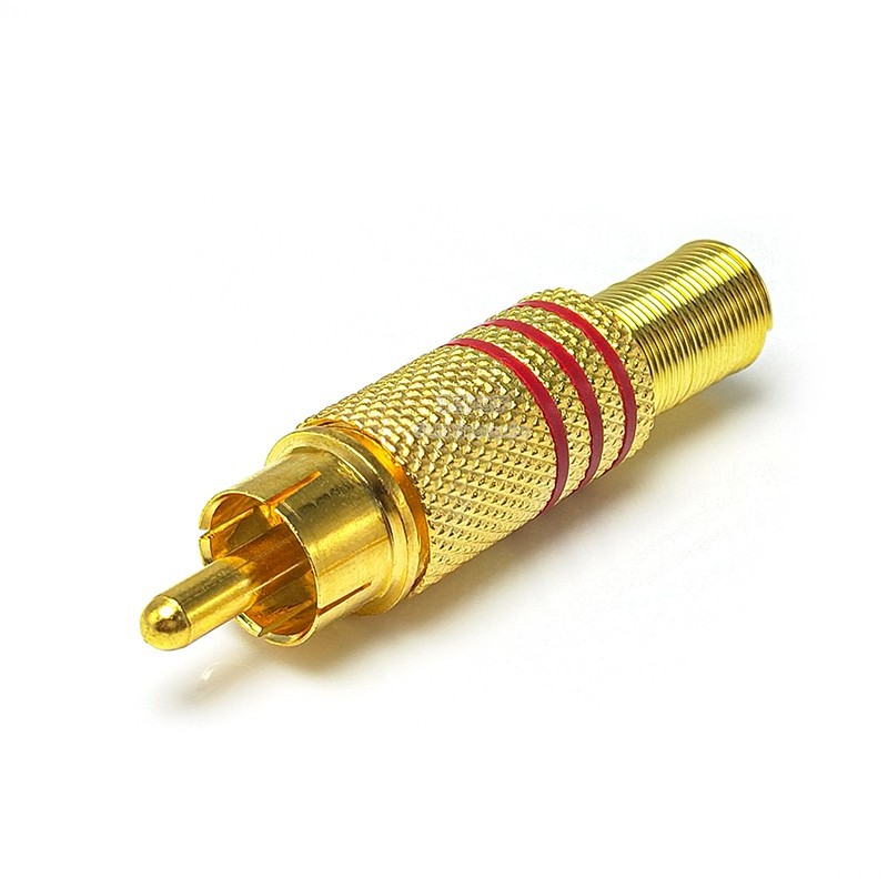 R RCA Sen Âm Thanh Hàn Đầu Mạ Vàng Lotus Nữ Ổ Cắm Hoa Sen Cắm Âm Thanh Âm Thanh Khuếch Đại Công Suất Ổ Cắm Đen / Đỏ