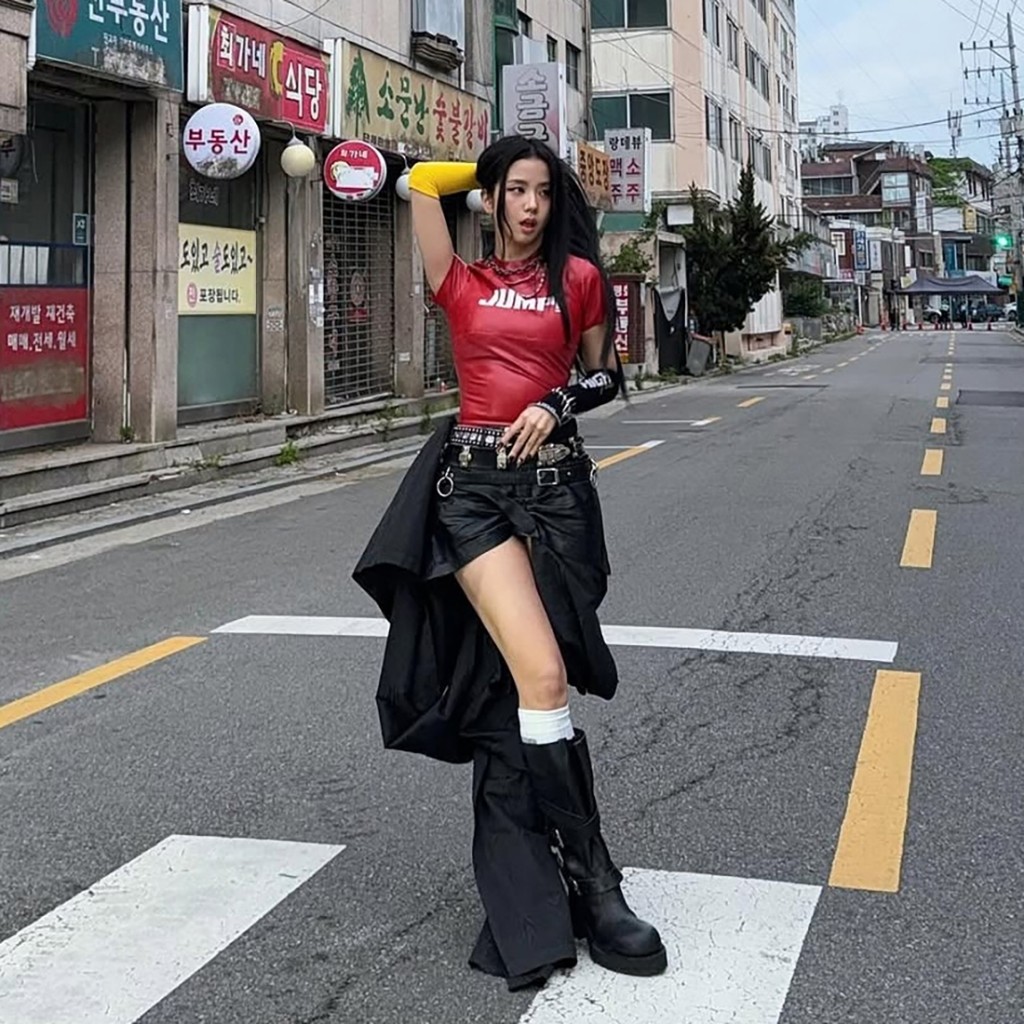 Cutenew Chữ Cái Áo Thun Cổ Tròn Rốn Lộ Skinny Nhìn Ôm Hơn Mùa Hè Nữ Mỹ Phong Cách Đường Phố