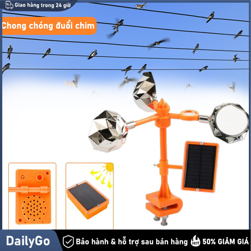 Máy đuổi chim hình chim trực quan Máy dọa chim trực quan phản quang Chống chim đuổi chim bồ câu Chim gõ kiến