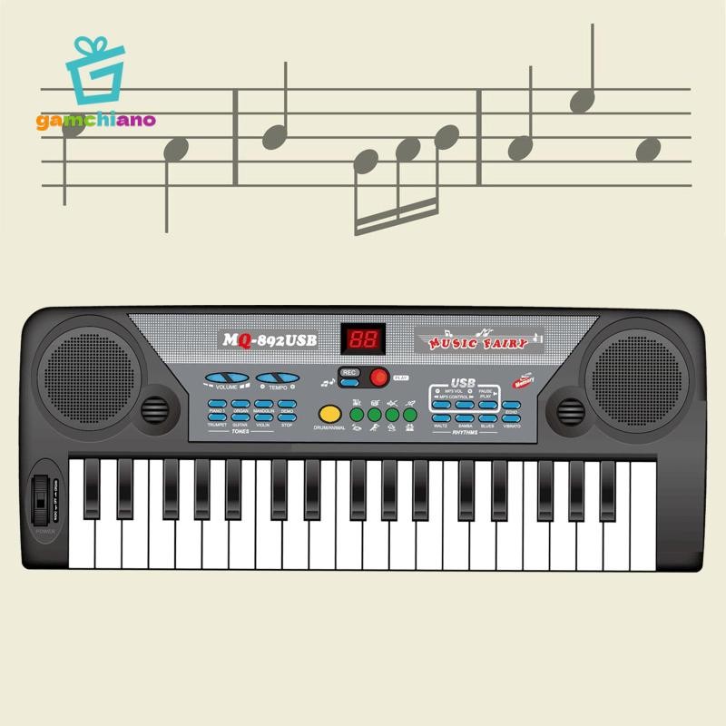 Gamchiano Bàn Phím Đàn Piano Cho Trẻ Em Âm Nhạc Bàn Phím Điện Tử Giáo Dục Đồ Chơi Âm Nhạc Học Tập Sớm Đồ Chơi Cho Đảng Ngoài Trời