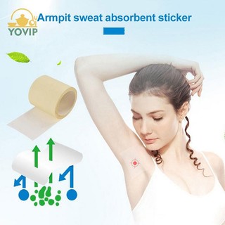 YOVIP 1 Cuộn Miếng Lót Mồ Hôi Nách Dùng Một Lần Trong Suốt Nách Chống Mồ Hôi Miếng Dán VN