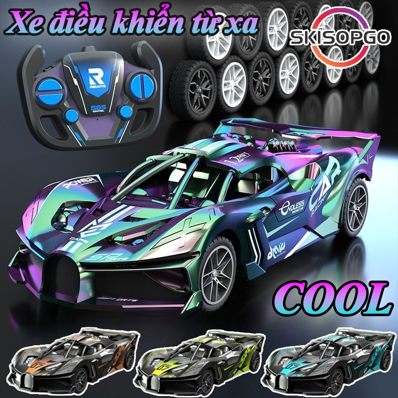 【SKISOPGO】Xe điều khiển từ xa 1:20,ô tô điều khiển làm quà tặng sinh nhật cho bé,Chất Liệu NhựaCao Cấp Tặng Kèm
