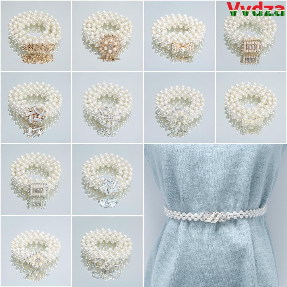Thắt lưng ngọc trai blings cummerbunds - phụ kiện thời trang cho đầm, áo len và áo khoác