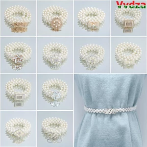 Thắt lưng ngọc trai blings cummerbunds - phụ kiện thời trang cho đầm, áo len và áo khoác