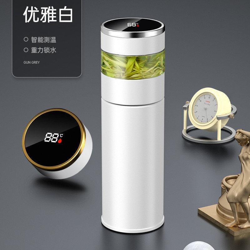 500ML Mới Hiển Thị Nhiệt Độ Thông Minh Cốc Cách Nhiệt Thép Không Gỉ Chất Lượng Cao 316 Cốc Nước Inox Có Thể Giữ Ấm Trong 6-12 Giờ