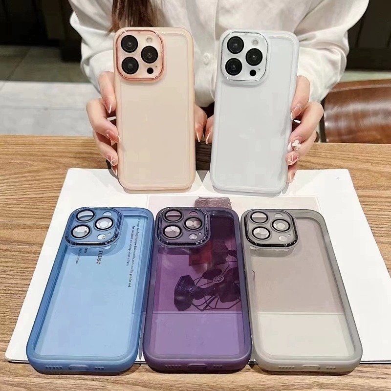 Ốp Điện Thoại Trong Suốt Cho Redmi Note 11 SE 11s 10 10s 9 Pro China Max 9s 8 Pro+ 5G 4G 2025 Bảo Vệ Ống Kính Mềm Siêu Mỏng Chống Trầy Xước Vỏ Điện Thoại