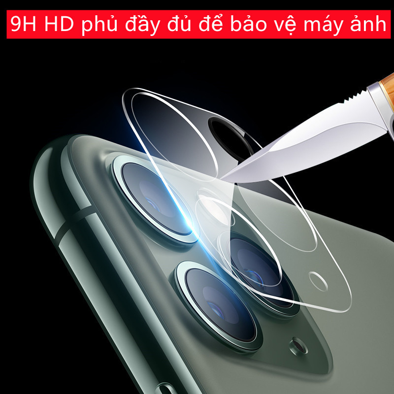 (Full Cover) cho iPhone 17 / 16 / 15 / 14 / 13 / 12 / 11 / Air / Pro Max / Xs Max / XR / Plus Phim bảo vệ Camera mini