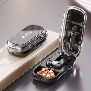 Máy cắt đa năng Máy tính bảng Hộp đựng thuốc thân thiện với du lịch đa chức năng để bổ sung vitamin
