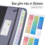 Expandable 13 Pocket Zipper Organ Bag Multi Layer Classification Folder Office File Storage A4