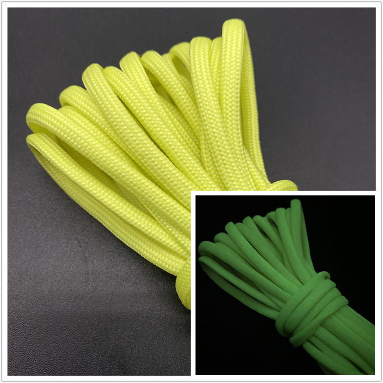Vòng tay paracord dạ quang 2-4mm, phù hợp cho leo núi và hoạt động ngoài trời