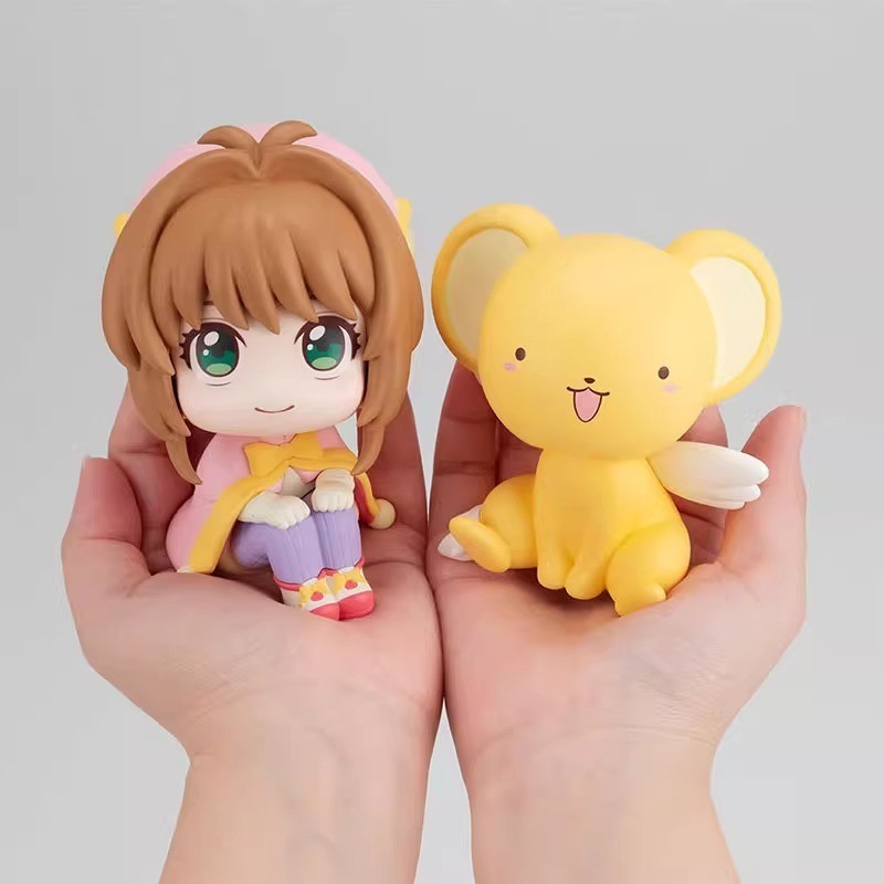 Anime Cardcaptor Sakura Nhân Vật Hành Động Sakura Kinomoto Cerberus PVC Tượng Colleciton Mô Hình Búp Bê Đồ Chơi Trẻ Em
