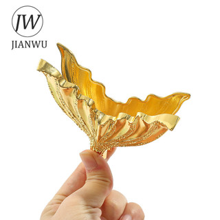 JIANWU Vintage Nàng Tiên Cá Hình Đuôi Dài Kẹp Sổ Lưu Niệm Chất Liệu Văn Phòng Phẩm Kẹp Tay Sáng Tạo DIY Tạp Chí Cắt Dán Văn Phòng Phẩm