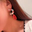Handmade Tính Khí Ánh Sáng Sang Trọng Dài Zircon Tinh Tế Thanh Lịch Bông Tai Bán Buôn