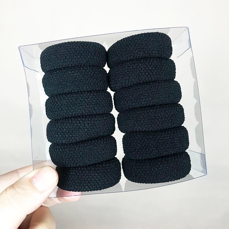 Dây Buộc Tóc Đuôi Ngựa Độ Đàn Hồi Cao, Đầu Bóng Cao Su - Tiện Lợi Và Thoải Mái