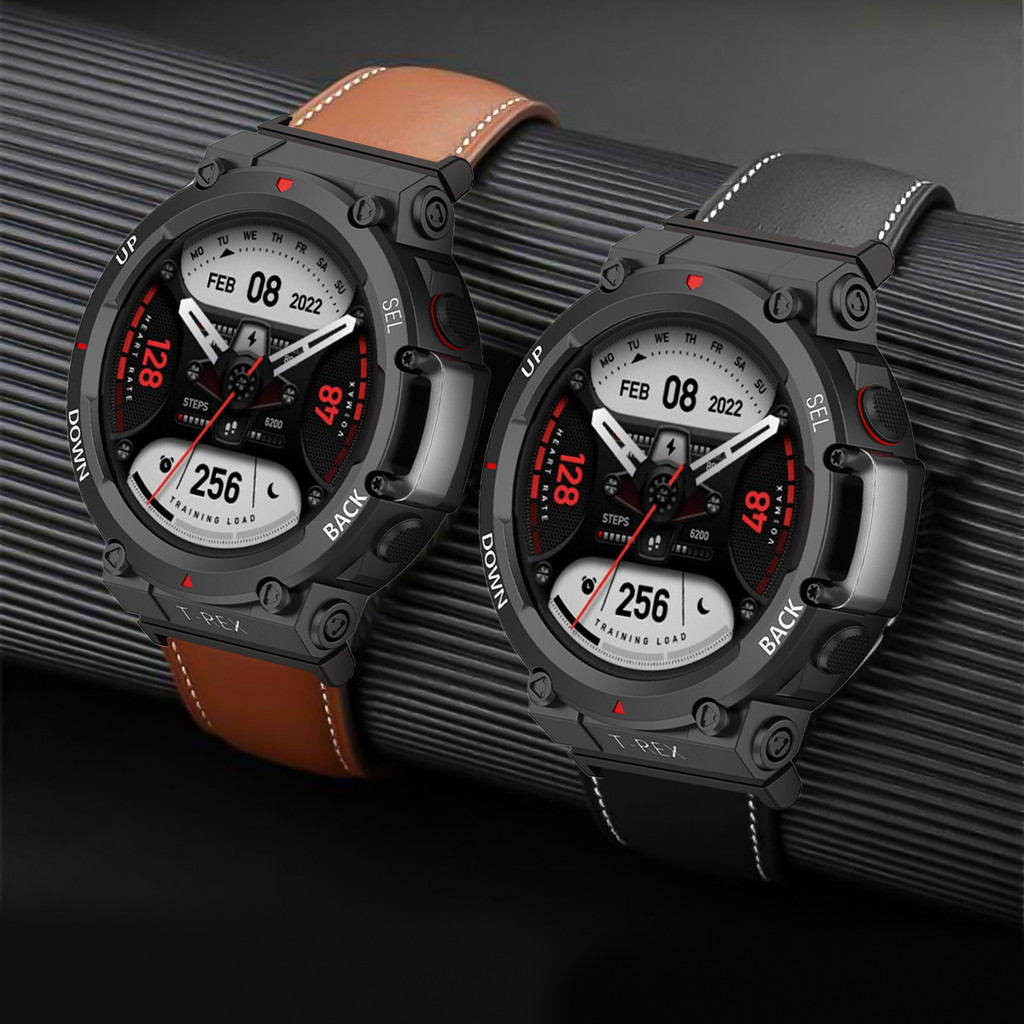 Dây da cho dây đeo Amazfit T-REX 3 / T-REX 2 cho phụ kiện Correa vòng tay Amazfit T-Rex / T-Rex 2 Ultra