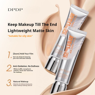 DPDP Liquid Foundation Concealer Lâu trôi Không loại bỏ trang điểm Không có khuyết điểm Da trộn dầu khô