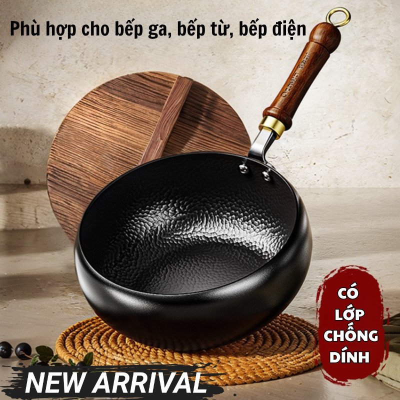 Chảo Rán Lòng Sâu Tay Cách Nhiệt MINT DECOR Chống Dính Đa Năng Cho Mọi ...