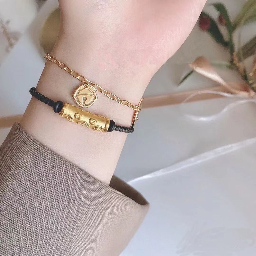 Doremon Vòng Tay Nữ Hoạt Hình Doremon Dài Tai Kẹp Mèo Trang Sức Phù Hợp Với Gửi Bạn Gái Bạn Gái Quà Tặng Sinh Nhật