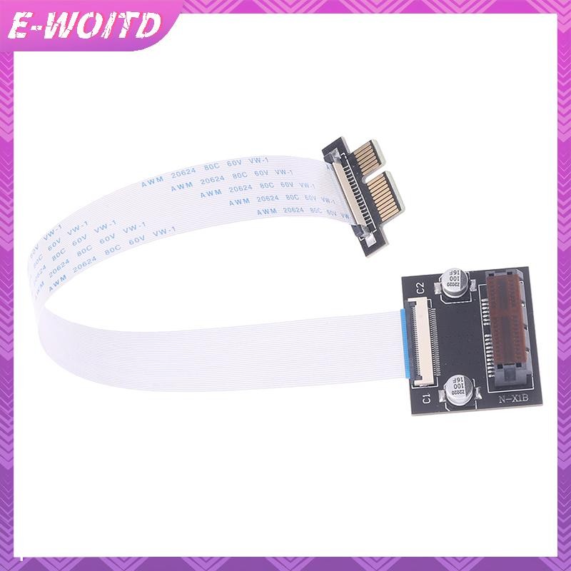 E-woitd PCI-e1X FPC PCI-E Express 1X Riser Nối Dài Khe Cắm Đơn Cáp Tốc Độ Cao HNVN