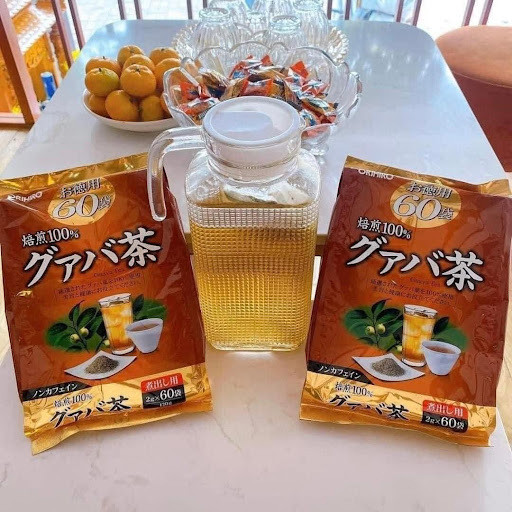 Trà Lá Ổi, trà genpi  ORIHIRO Nhật Bản Gói 60 Túi, tốt cho sức khỏe, giảm tiểu đường, cân bằng đường huyết