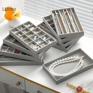 LUImo Hộp đựng đồ trang sức đổ xô Khay trưng bày Nhiều kiểu dáng cho vòng cổ, vòng tay, bông tai, hộp sắp xếp nhẫn SBS