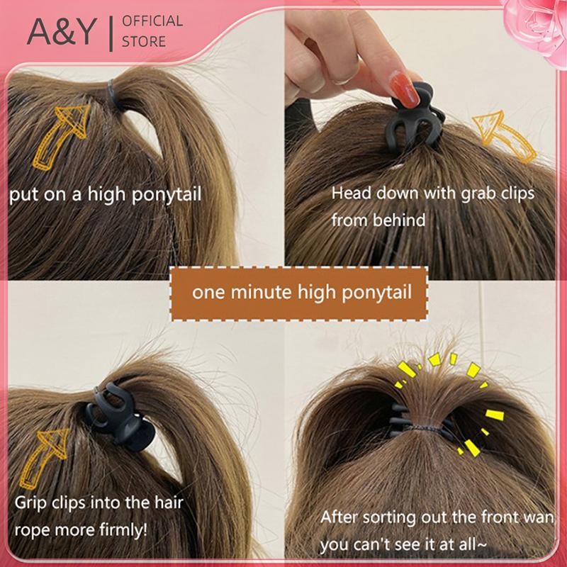 A & Y Thời Trang Hàn Quốc Đen Đuôi Ngựa Cố Định Hiện Vật Vuốt Tóc Trang Sức Phụ Kiện Tóc Cho Nữ Cô Gái Phụ Kiện Tóc.