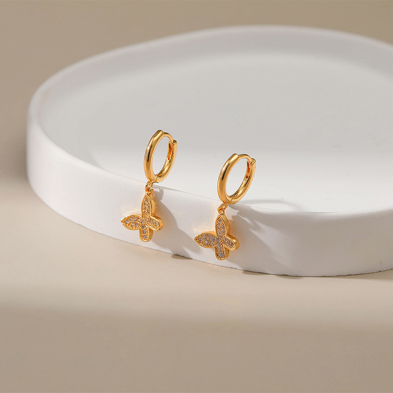 Trang sức thời trang với thiết kế đuôi cá bằng vàng và zircon xanh dương - Bộ sưu tập cá nhân