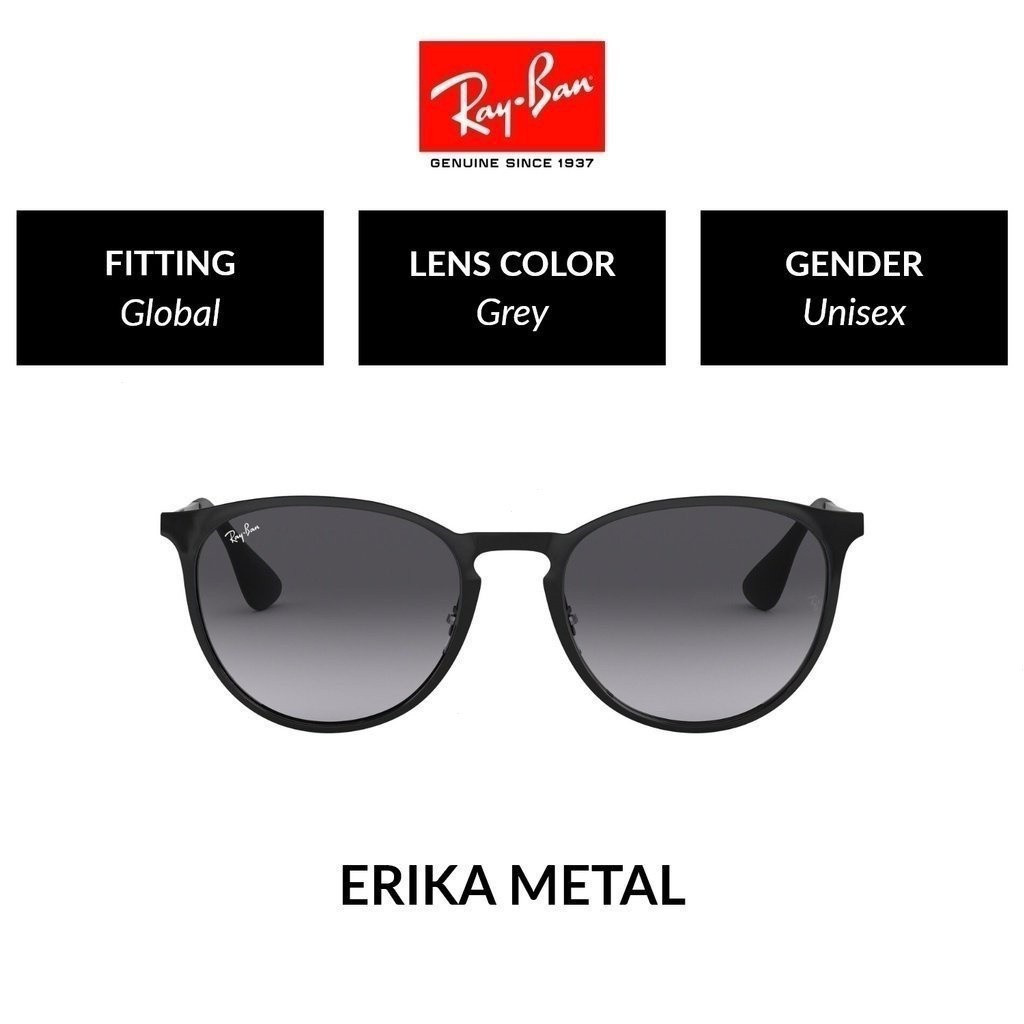 Kính râm nữ Ray-Ban Erika khung kim loại 54mm | Shopee Việt Nam